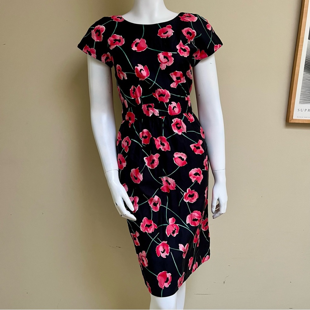 Vintage Reversible Floral Midi Dress